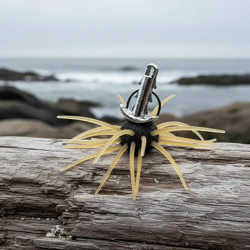 Sea Urchin Bait Anchor Sinker Non-Slip Locking Hook Corrosion Resistant Saltwater Fishing Gear for Deep Sea Fishing Enthusiasts