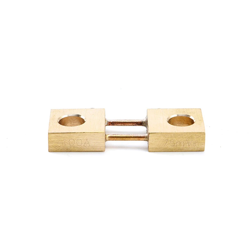 1pcs FL-19B Shunt 100A 75mV Welding Machine Brass Resistor DC Shunts For Current Analogue Panel Meter