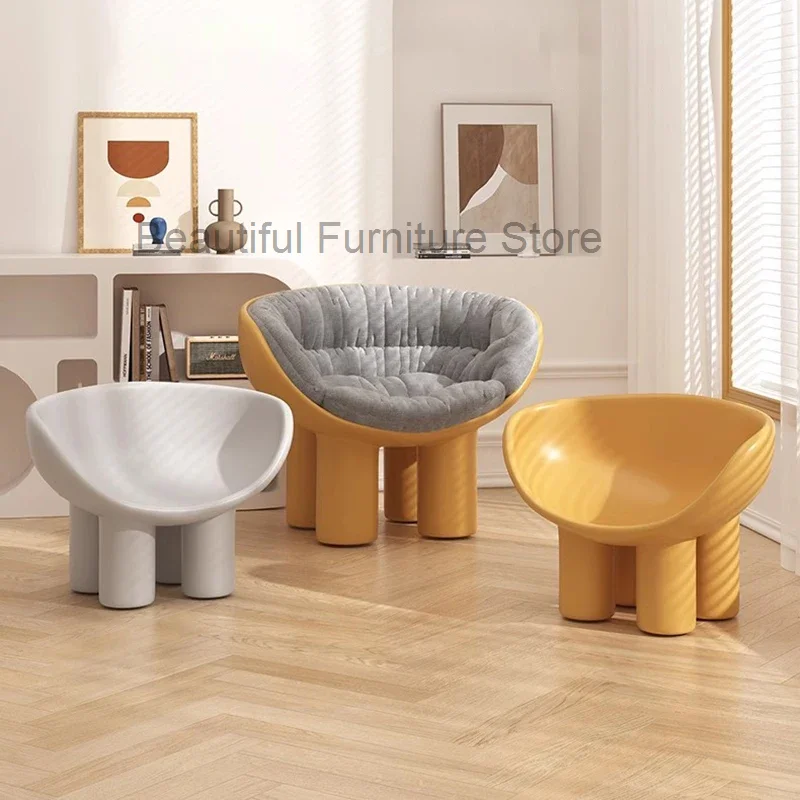 Chaise de salon en plastique, mobilier d'intérieur moderne et minimaliste, loisirs simples, extérieur, balcon