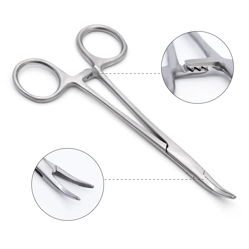 Dental Surgical Suture Kit Medical Forceps Set Forceps Hemostat Students Suture Practice Kit Oral Surgery Tools