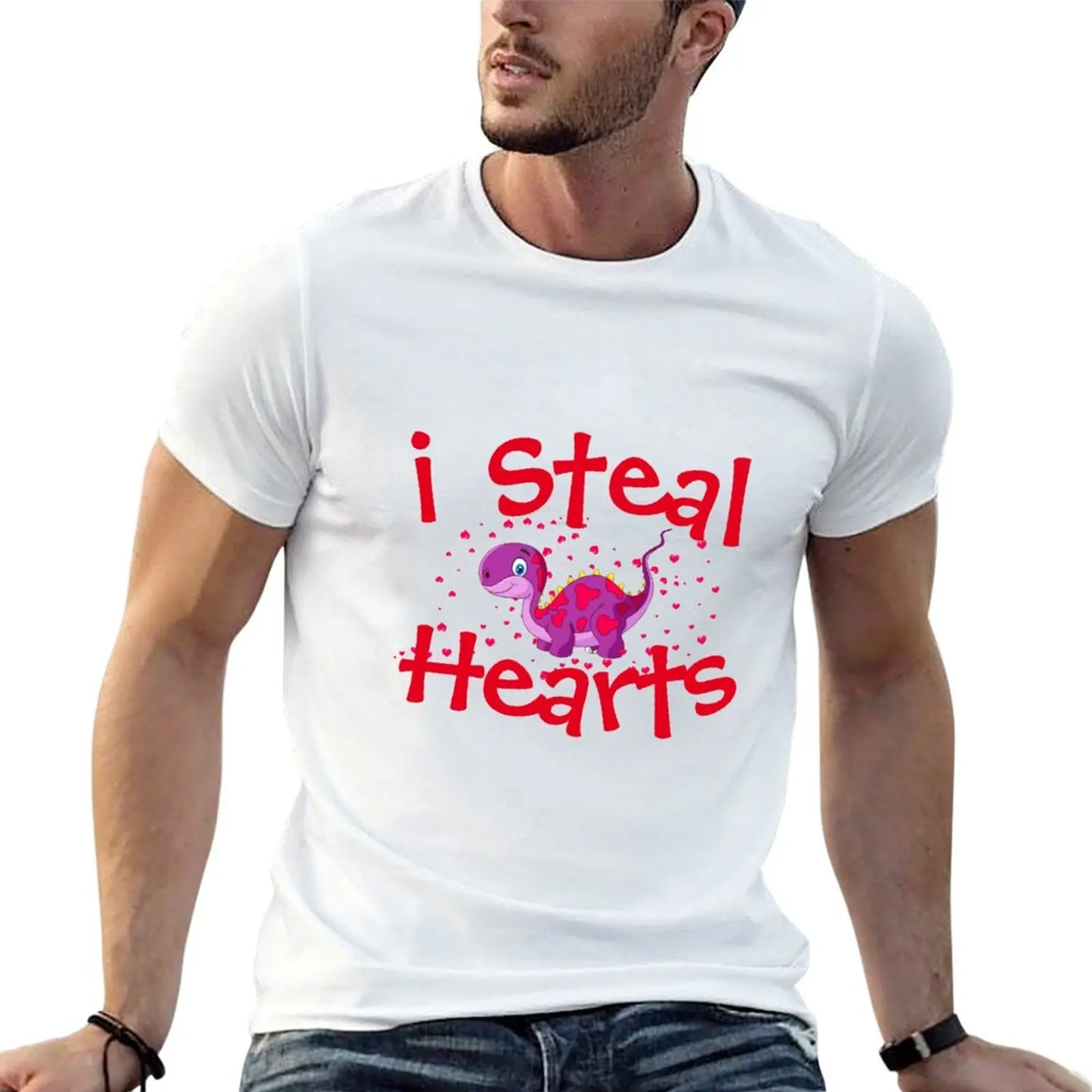 

I Steal Hearts T-Shirt t shirt man designer man t shirt heavy cotton T-Shirt