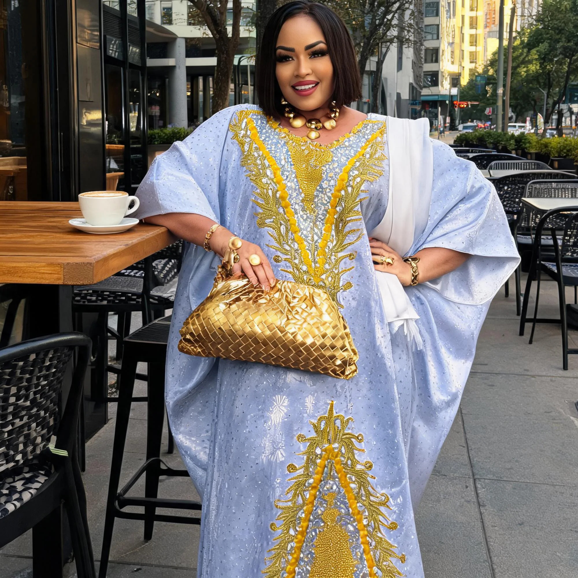 African Dresses For Women Plus Size Bazin Riche Embroidery Design Long Dress With Scarf