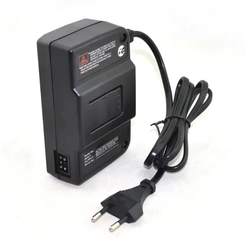 Power Supply for N64 Replacement AC Adapter Power Supply and AV Composite Video Cable Cord Charging Charger Power Supply