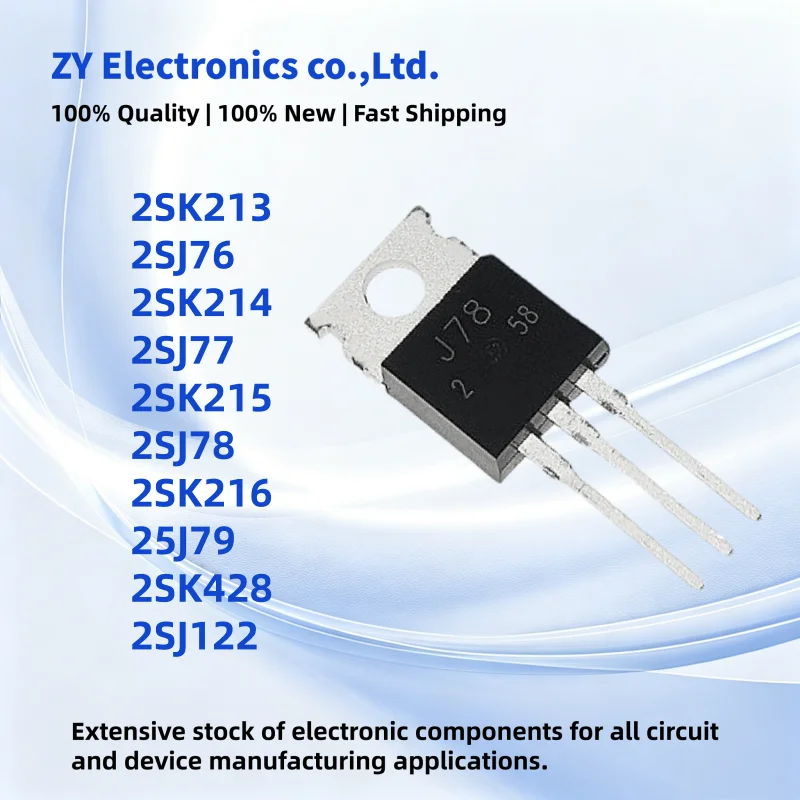10PCS J77 K214 K428 J76 J122 J79 J78 K215 K216 K213 2SJ77 2SK214 2SK428 2SJ76 2SJ122 2SJ79 2SJ78 2SK215 2SK216 2SK213 TO-220