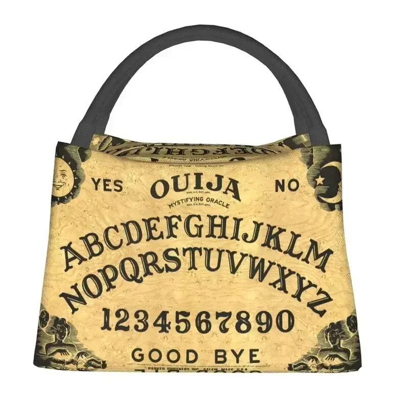 Ouija Board Insulated Lunch Bag for School Office Halloween Witch Occult Witchcraft Waterproof Thermal Cooler Bento Box Women