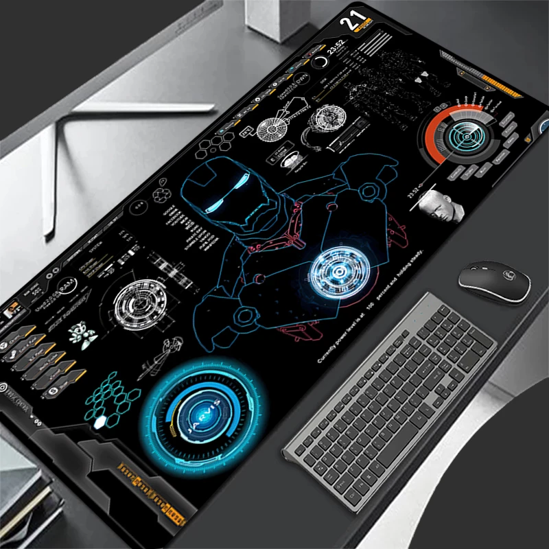 

Mouse Pad I-Iron Mans Gaming Laptops Keyboard Mat Deskmat computer Accessories Desk Protector Gamer PC carpet boy style Mousepad