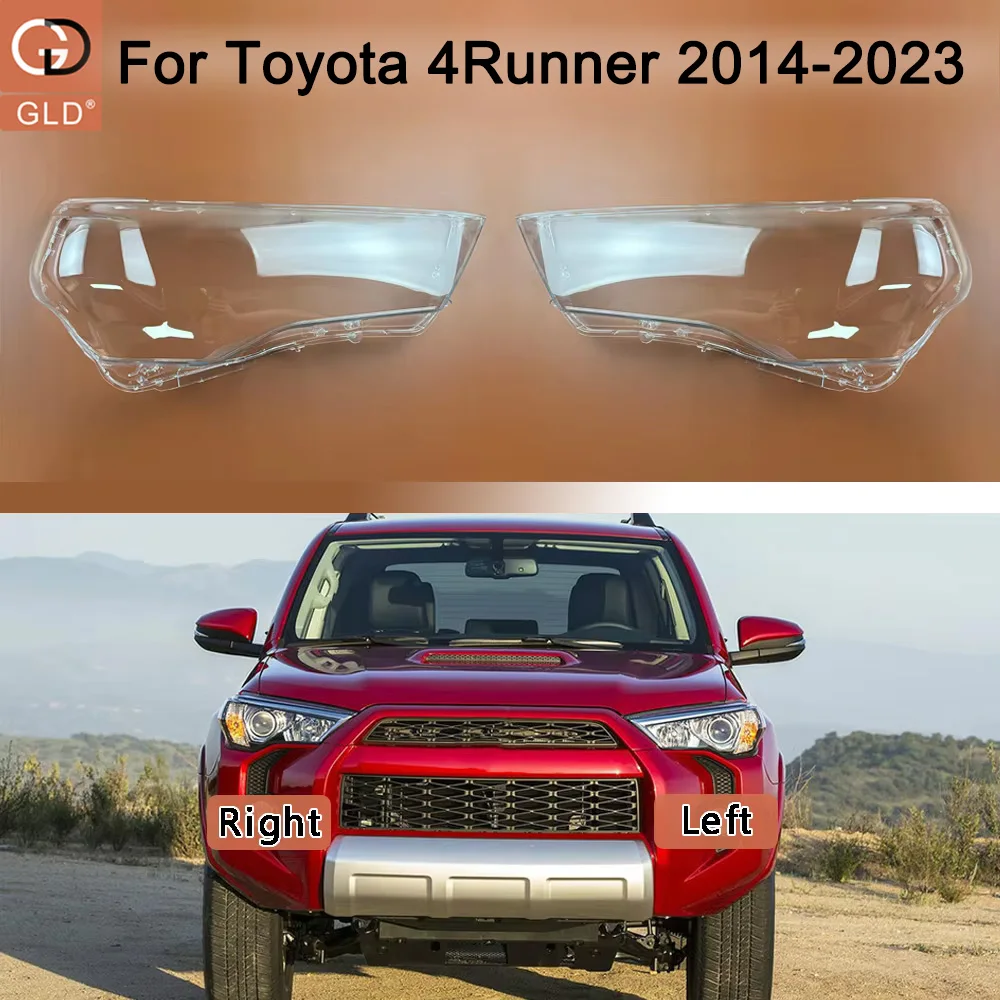 For Toyota 4Runner 2014 2015 2016 2017 2018 2019 2020 2021 2022 2023 Front Headlight Cover Headlamps Transparent Shell Lens Case