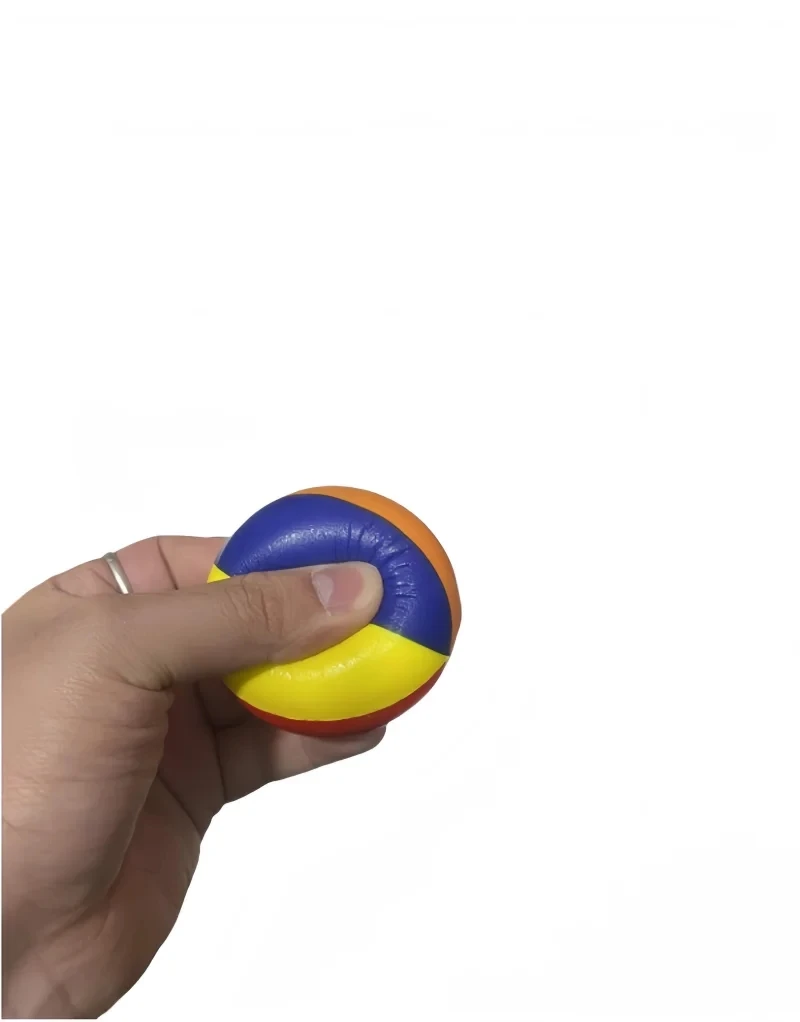 12 Stück Schwamm Strand Druck Strand Soft Ball Kompression Dekompression Spielzeug Kinder Pu Schaum beruhigend Spielzeug Handgelenk Sport ball Geschenk