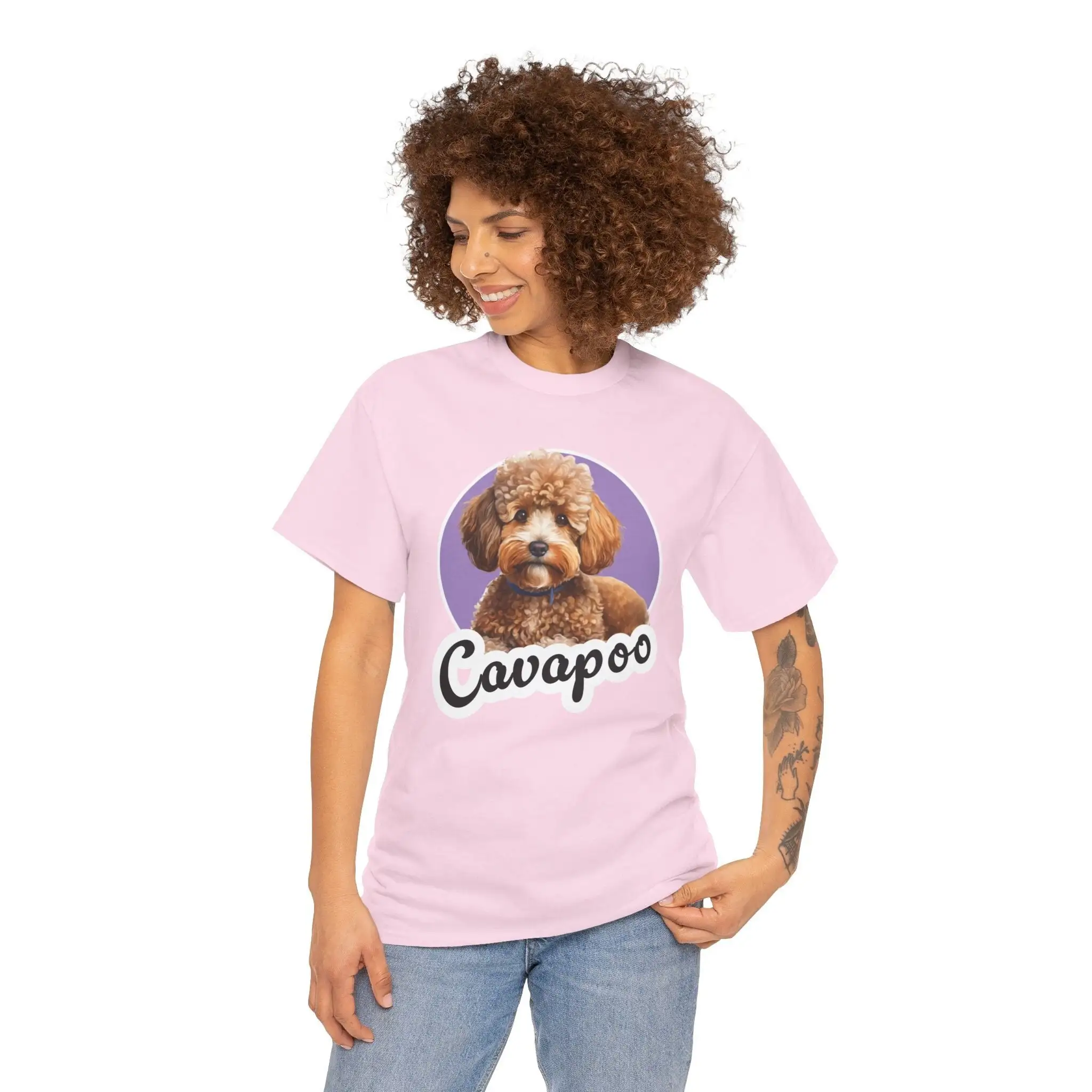 Cavapoo T Shirt Dog Lover Comfort Colors Sublimation Design Mom Dad