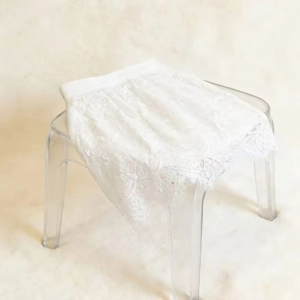 

Модная прозрачная кружевная сетчатая юбка-накидка черно-белая короткая, удлинитель для рубашки, микро-юбка женская