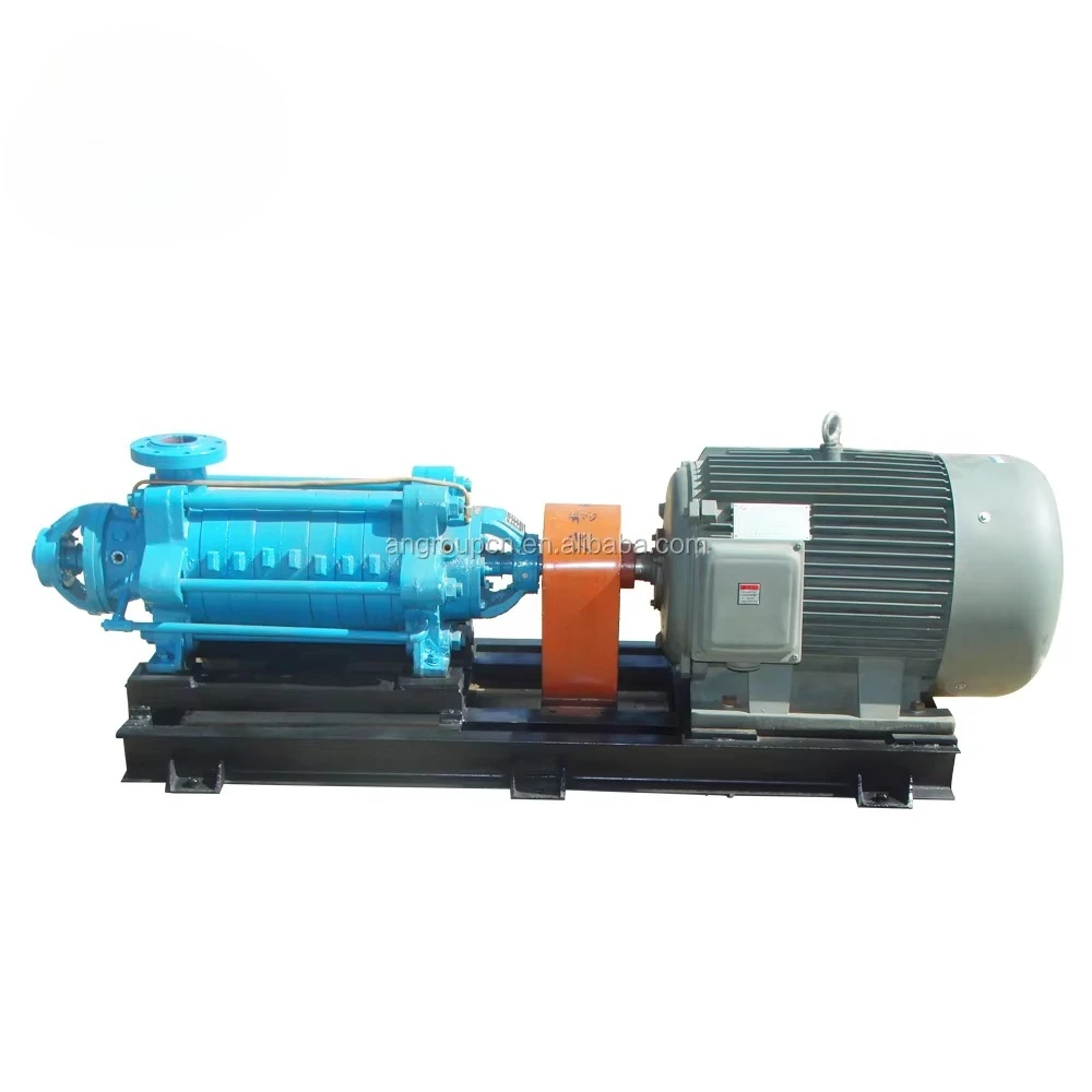 مضخة طرد مركزي أفقية متعددة المراحل لمحرك كهربائي للمياه الساخنة برأس 1000 متر