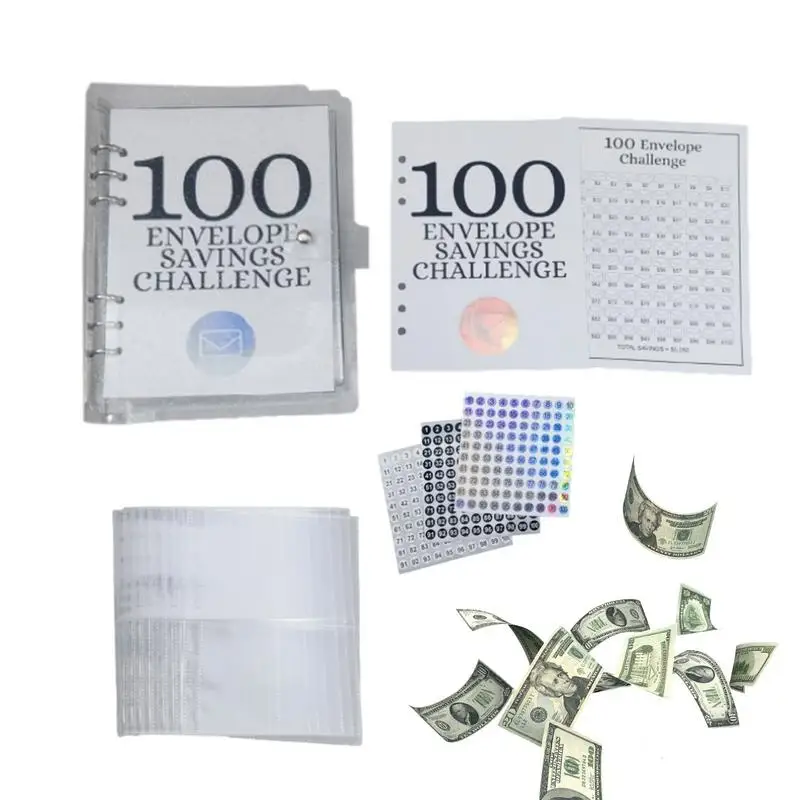 A5 100 Envelopes Money Saving Money Challenge Budget Binde With Cash Envelopes Budget Planner For Kids