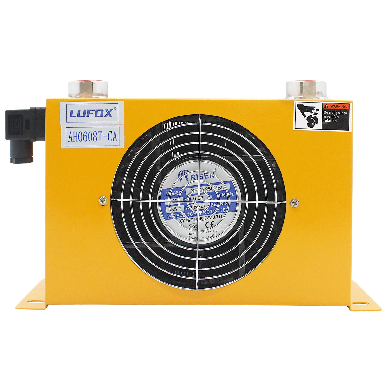 AH0608T-CA 60L/min Flow Radiator Oil Cooling Heat Exchanger Radiator Oil Cooler Plate Pin Heat Exchanger for Hydraulic System