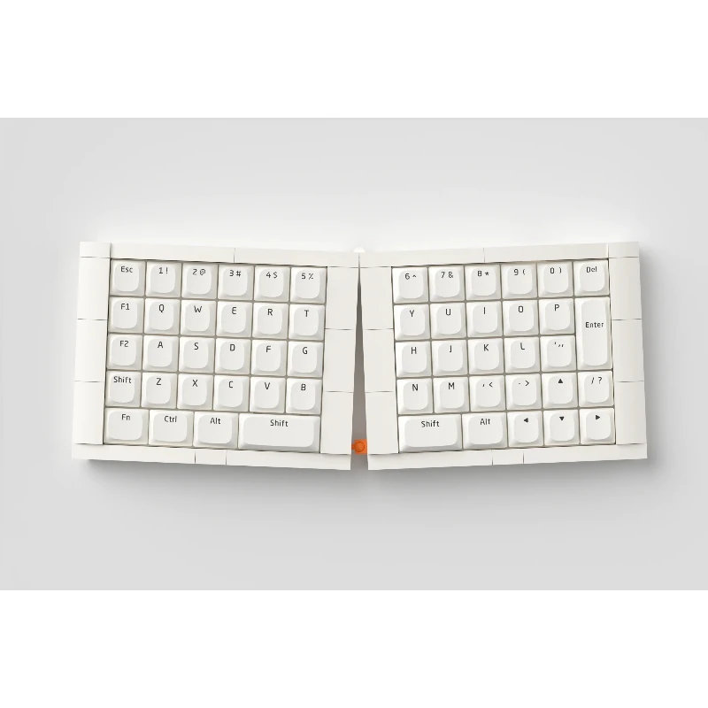 KBDcraft 01007 Israfel Assembly Building Block Split Keyboard 50% Orthogonal Layout Low Profile Mechanical Keyboard DIY Assembly