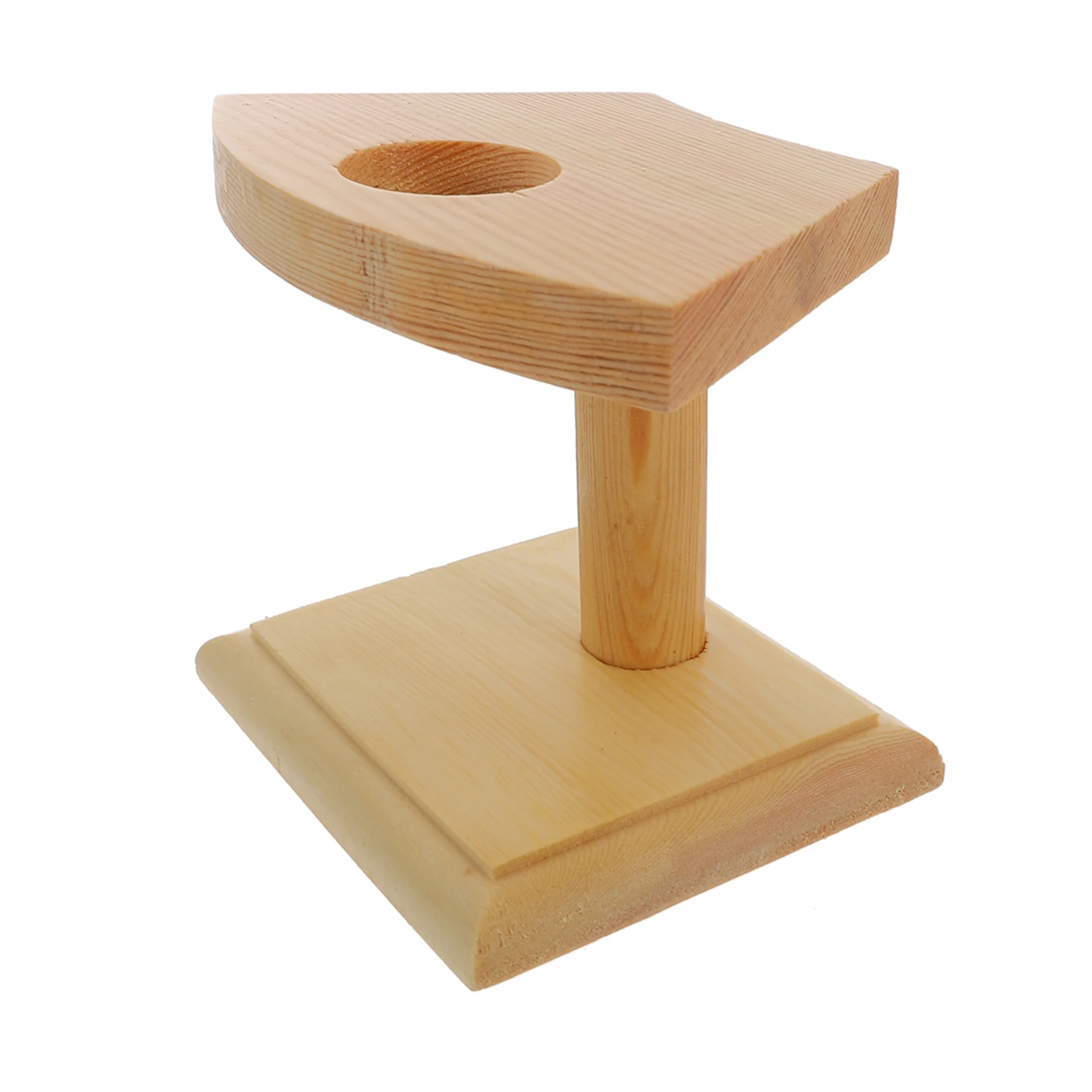 

Wooden Sushi Display Stand 1 Hole Ice Cream Cone Holder Easy Storage Party Use Cake Shop Cafe Restaurant