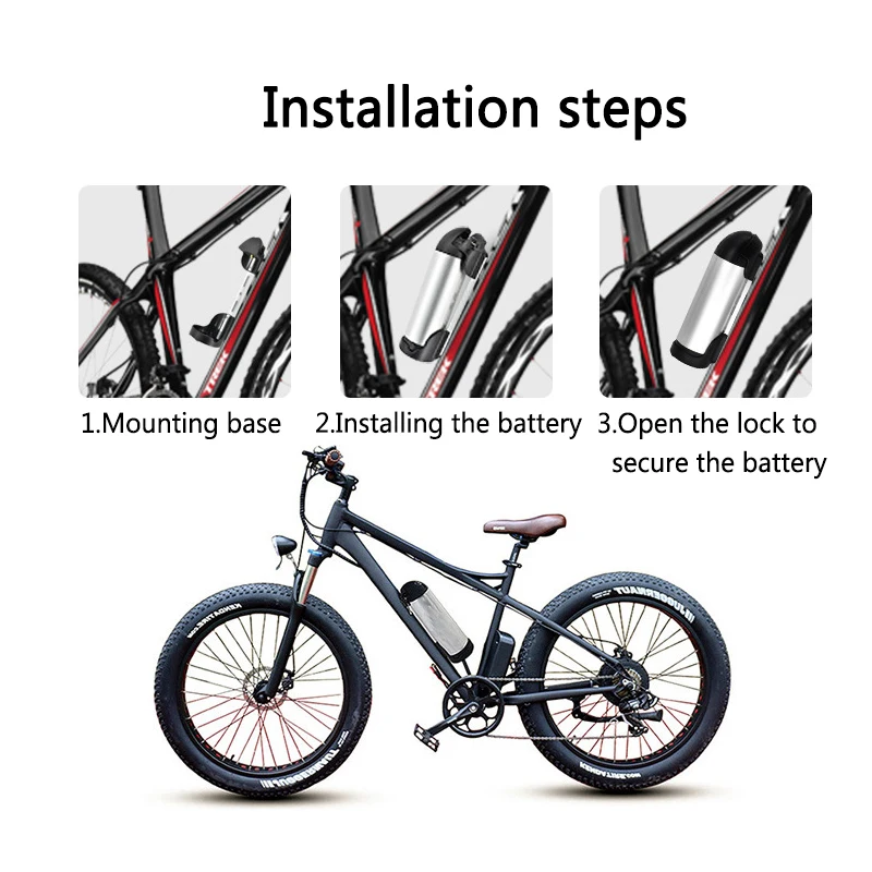 48VL415 water Bottle EBike Battery 36V 18Ah 21Ah 17.5Ah Down Tube Frame with Battery Charger Ebike Batteries for250W-1500W motor