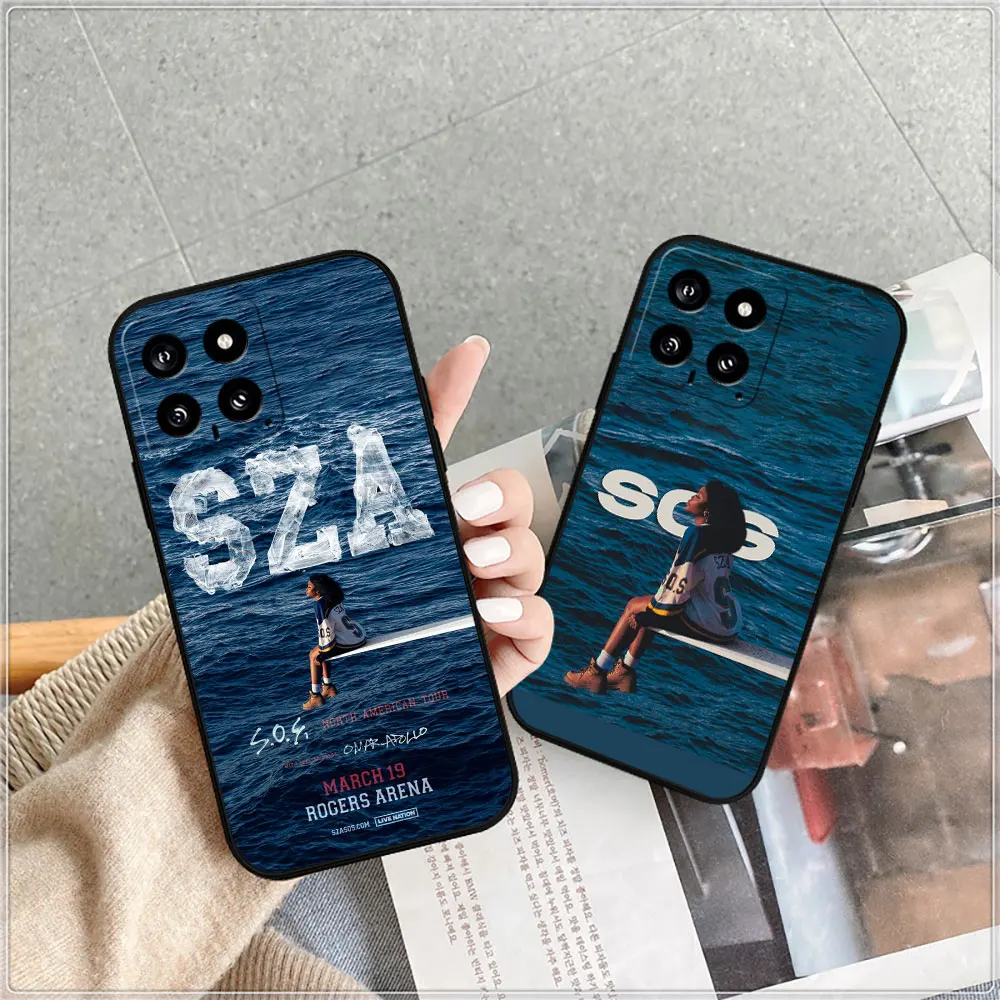 Singer SZA SOS Rapper Phone Case For Xiaomi POCO F5 F4 F3 F2 F1 X5 X4 X3 X2 M5 M4 M3 M2 GT PRO NFC 4G 5G Shockproof Cover Cqoues