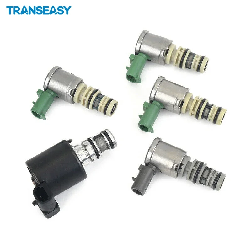 5PCS Original Transmission Solenoid set 5L40 5L40E for GM BMW 99-03 96022804 10478146 24212690 Transmission Solenoid Shift