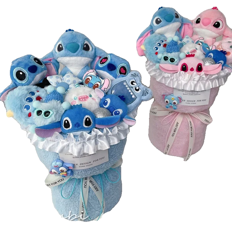 

Stitch doll doll bouquet birthday gift for boys to send girlfriend Stitch doll graduation International Children's Day