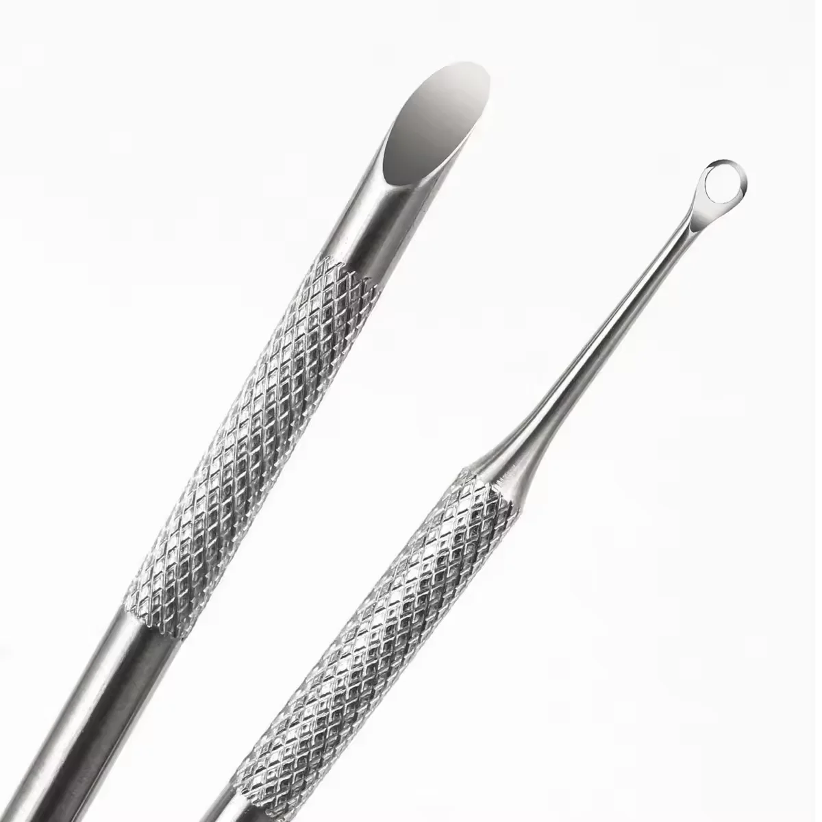 1/20Pcs Double Ended Cuticle Pusher Stainless Steel Cuticle Remover Portable Nail Cleaning Tool Suitable for Nail Care