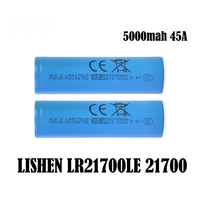 Newest Lishen LR21700LE 21700 lithium battery for battery pack INR21700 5000mAh 45A 10C Rechargeable cell PK 50S 21700