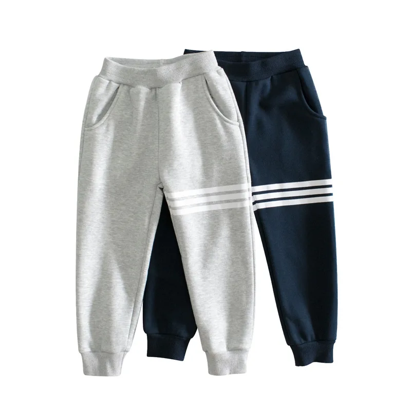 Children's Spring New Children's Pants: Little Kids Plush Sports Pants and Men's Guard Pants