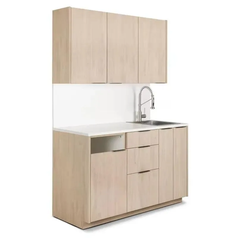 Customizable Wood Color Bar Counter Hair Salon Locker Commercial Furniture Workbench Equipment Sink Display Cabinet