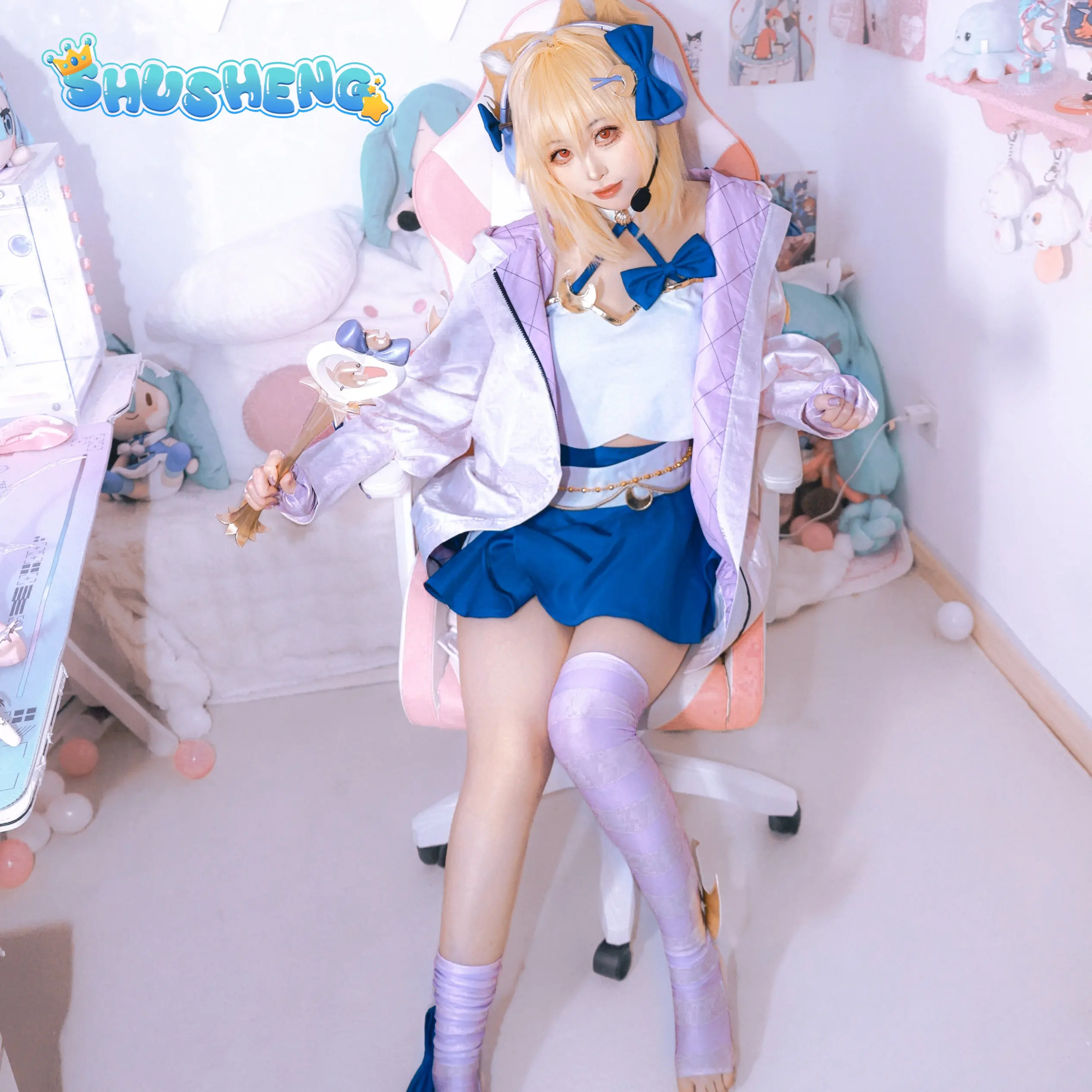 Game Fate New Arcueid Brunestud Cosplay Costume Halloween Christmas Role Playing Comic New  Sweet Lolita Dress Headwear Women view 5