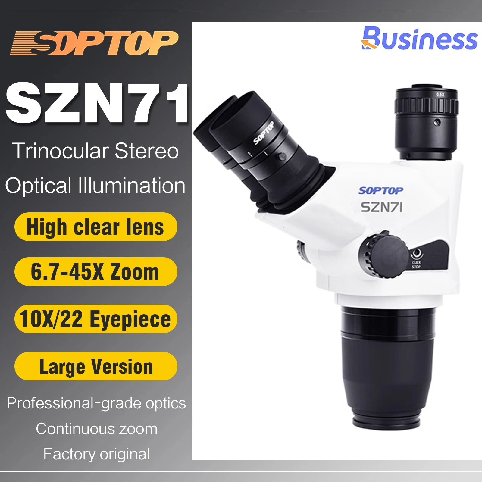 SOPTOP SZN71 Trinocular Microscope Mobile Phone Repair Welding