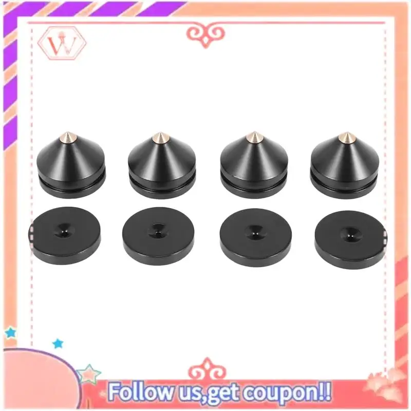 Upgraded 8 Sets Speaker Loudspeaker Spikes Stand Feets Audio Speaker Repair Parts Turntable DIY Speaker Stand Shock Pin Nails