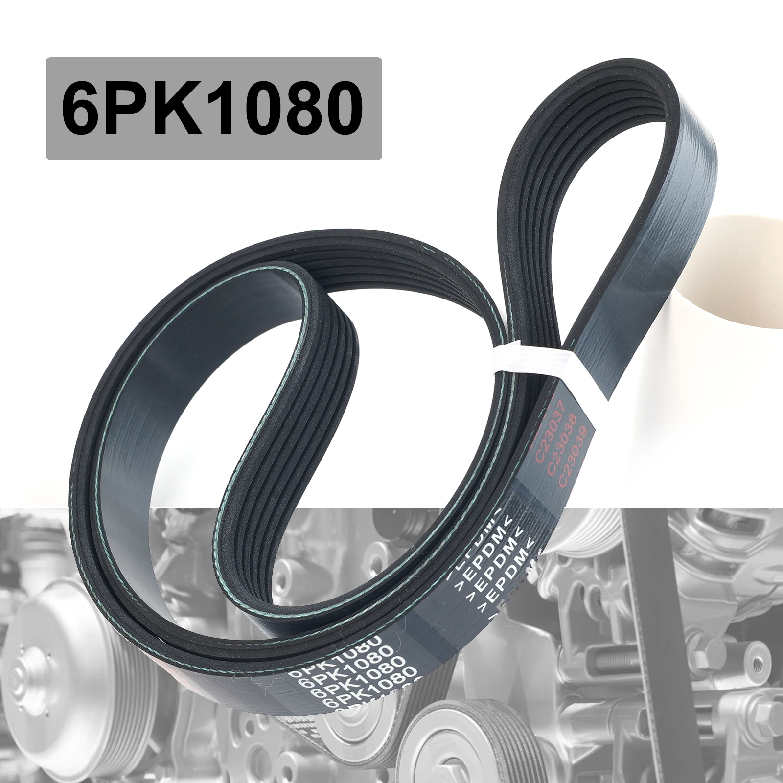 6PK1080 Generator Belt Air Conditioner 6 Rib Multi V Drive Belts Ribbed V Belt 06B145933 036145933AJ 60662969 11281715770 5750A2