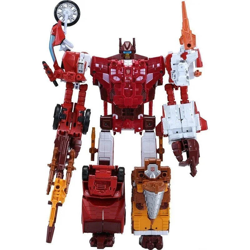 Originele Takara Tomy Transformers Uw-08 Computron Action Figure Gratis Verzending Hobby Verzamel Verjaardagscadeau Model Speelgoed Anime