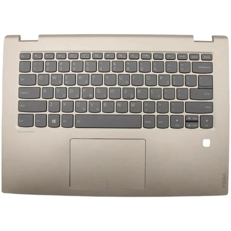 

WAF GR Greek Keyboard Golden Upper Case Palmrest Shell Cover For Lenovo Yoga 520 14IKB Flex 5 1470 5CB0N67752