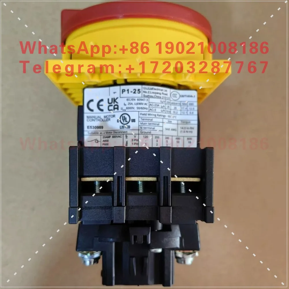 Load Disconnector P1-25/EA/SVB New Flush Installation Spot UL Certification