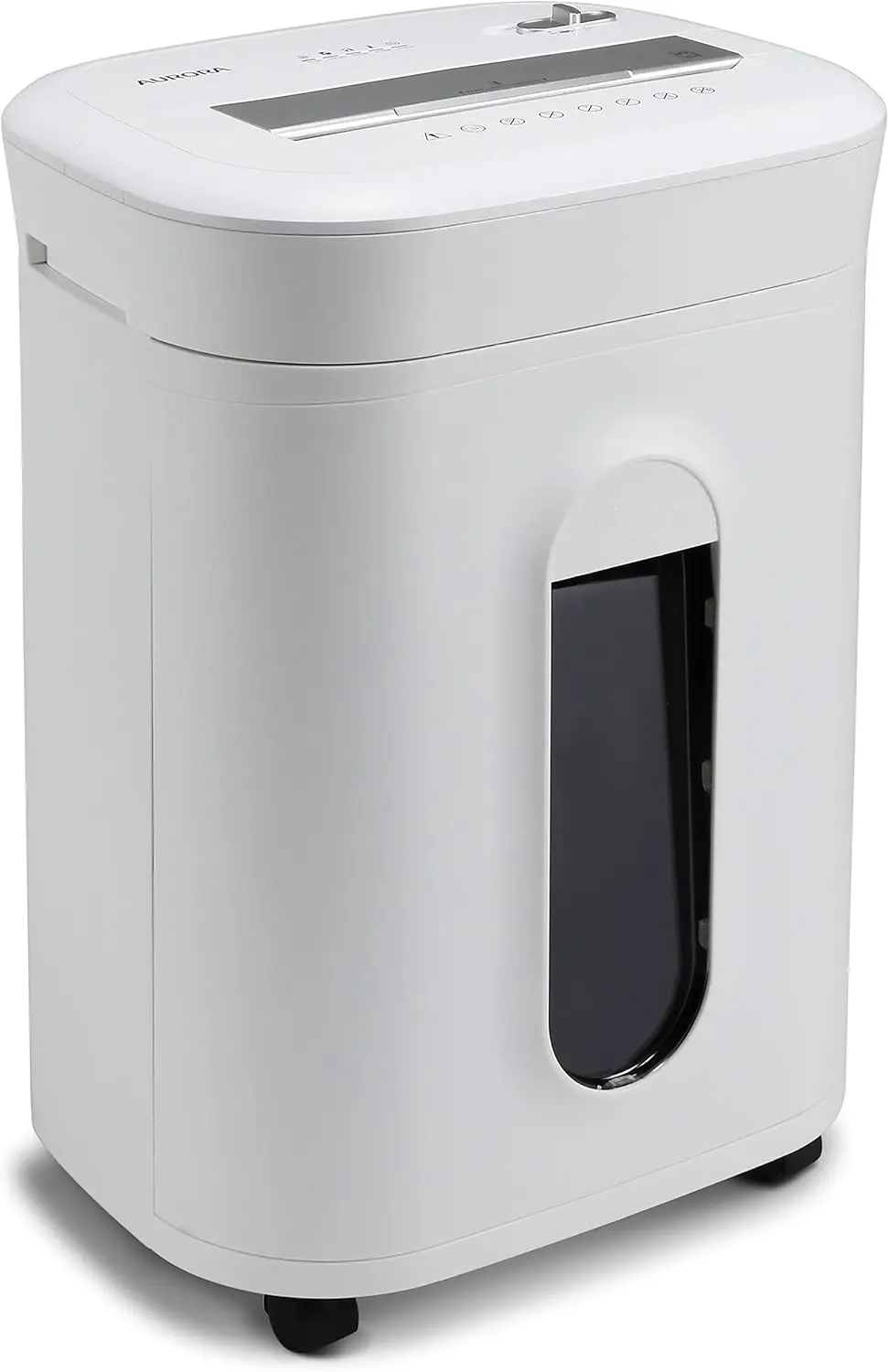 Professional Grade 10-Sheet High Security Micro-Cut Paper and Credit Card Shredder/ 60 Minutes/Security Level P-5, White