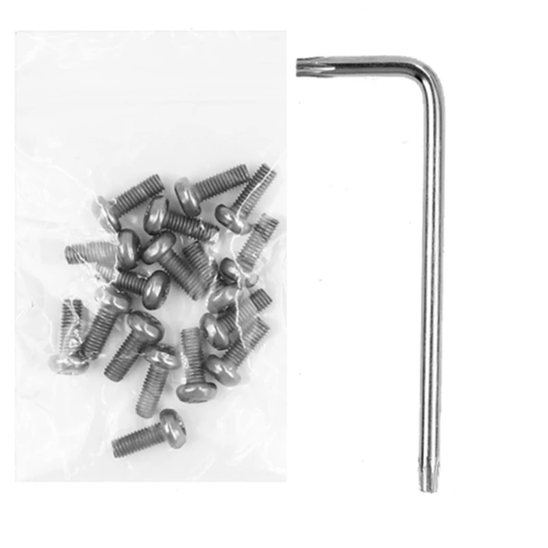 17PCS Bottom Battery Cover Screws Stainless Steel Metal Screws For Xiaomi Mijia M365 Electric Scooter Repaired Parts