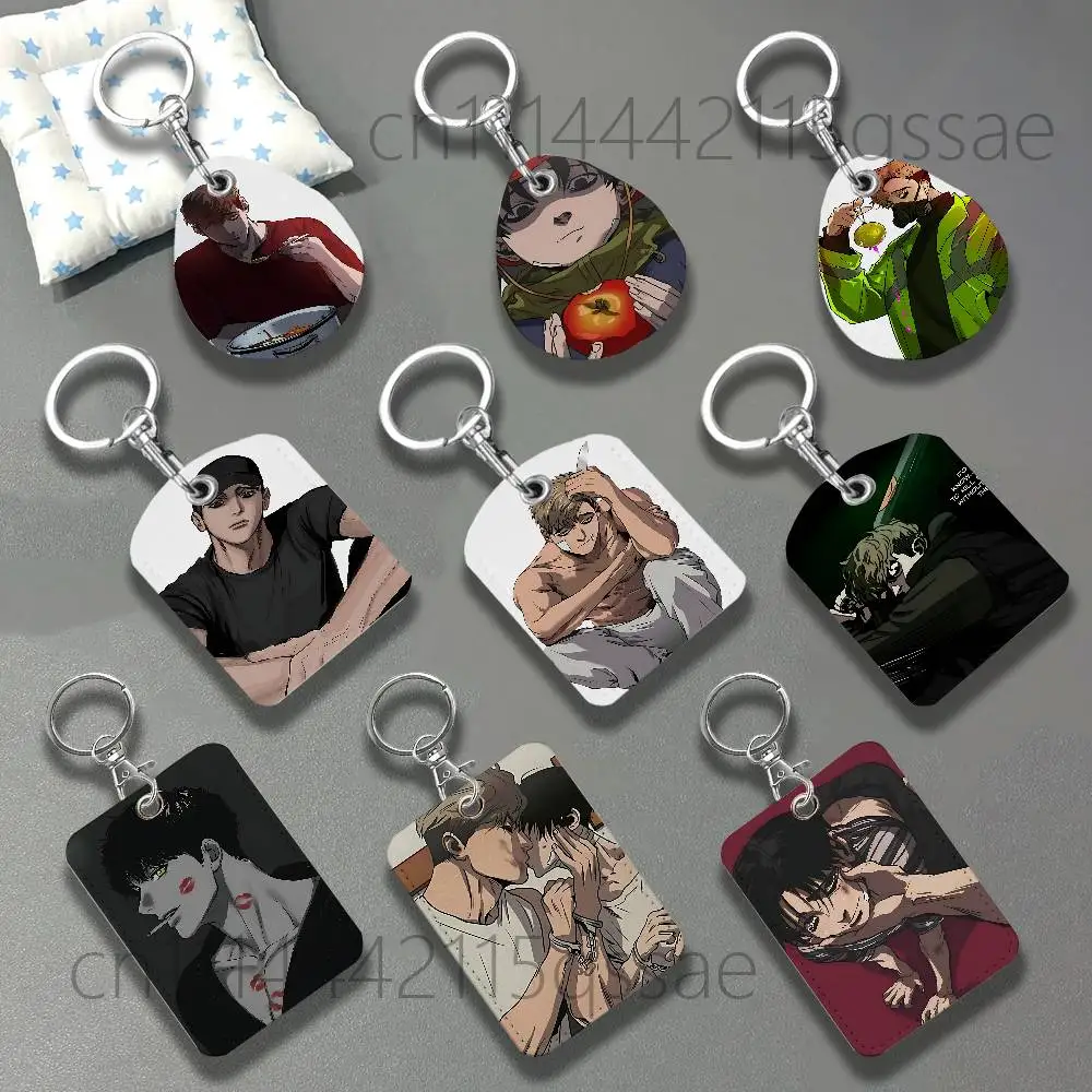 K-Killing S-Stalking Korean For AirTag Case Card Sleeve Holder ID Credit Bank Access Keychain For Air Tag Shell