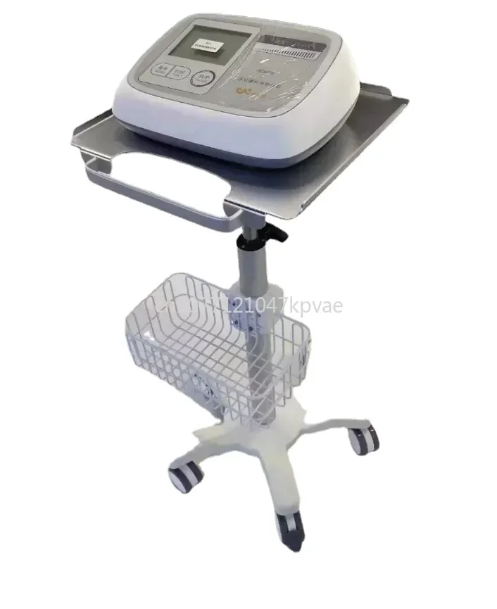 Castors Ultrasound Trolley for Hospital and Clinic High Quality Aluminum Ultrasound Machine Cart with Five