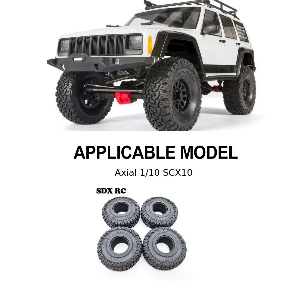 

RCGOFOLLOW Plastic Wheel Rims Tyre Rc Wheel Rims Tyre For 1/8 1/10 TRX4 SCX10 90046 SCX24 MAXX RC Car Part