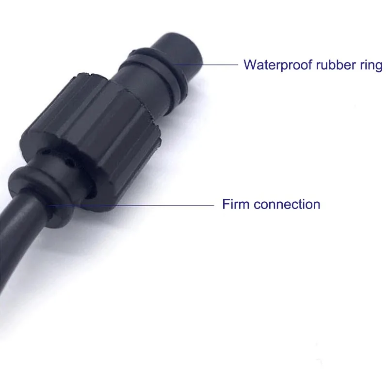 1 Piar 500V 3A 20cm Waterproof Power Cable Female Male 2Pin 3Pin 4Pin Jack Plug Adapter Connector Wire Connector Cords