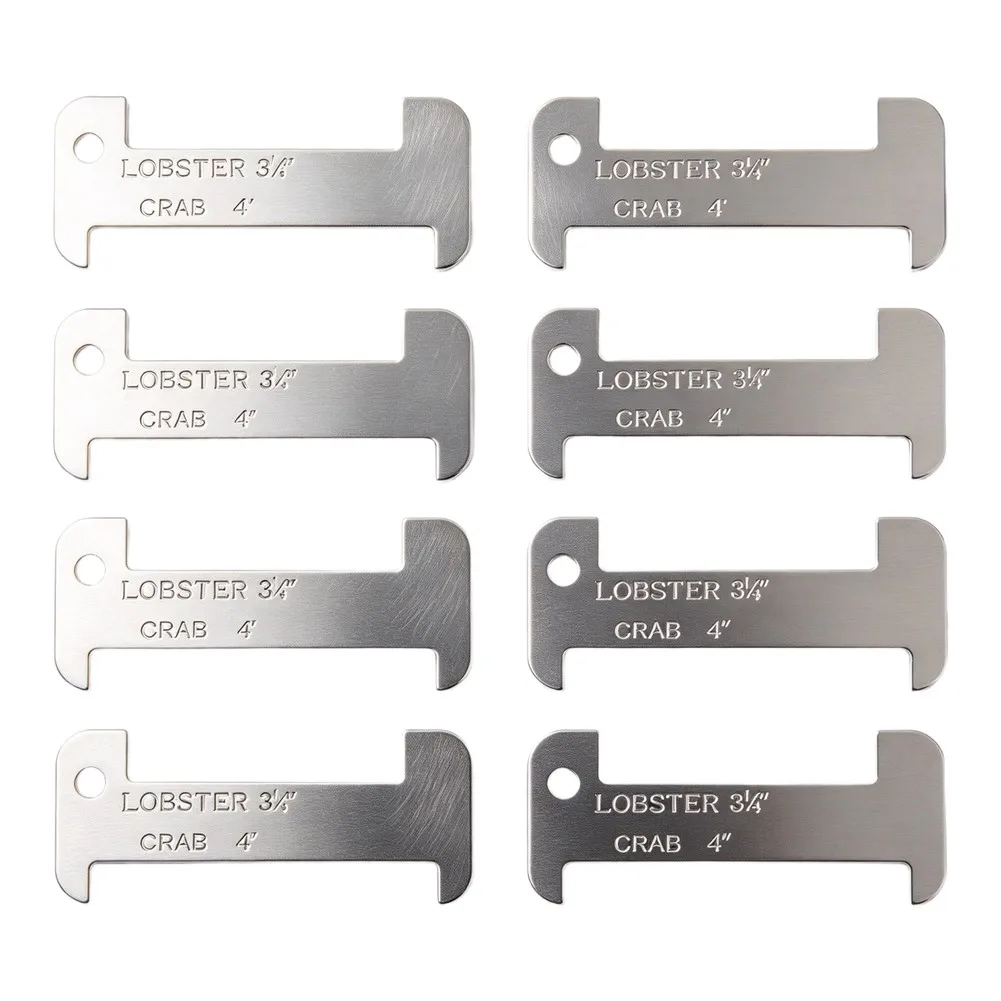 Crab Size Gauge and Lobster Measuring Ruler Made of Aluminum Alloy for Accurate Sizing in Fishing and Seafood Harvesting