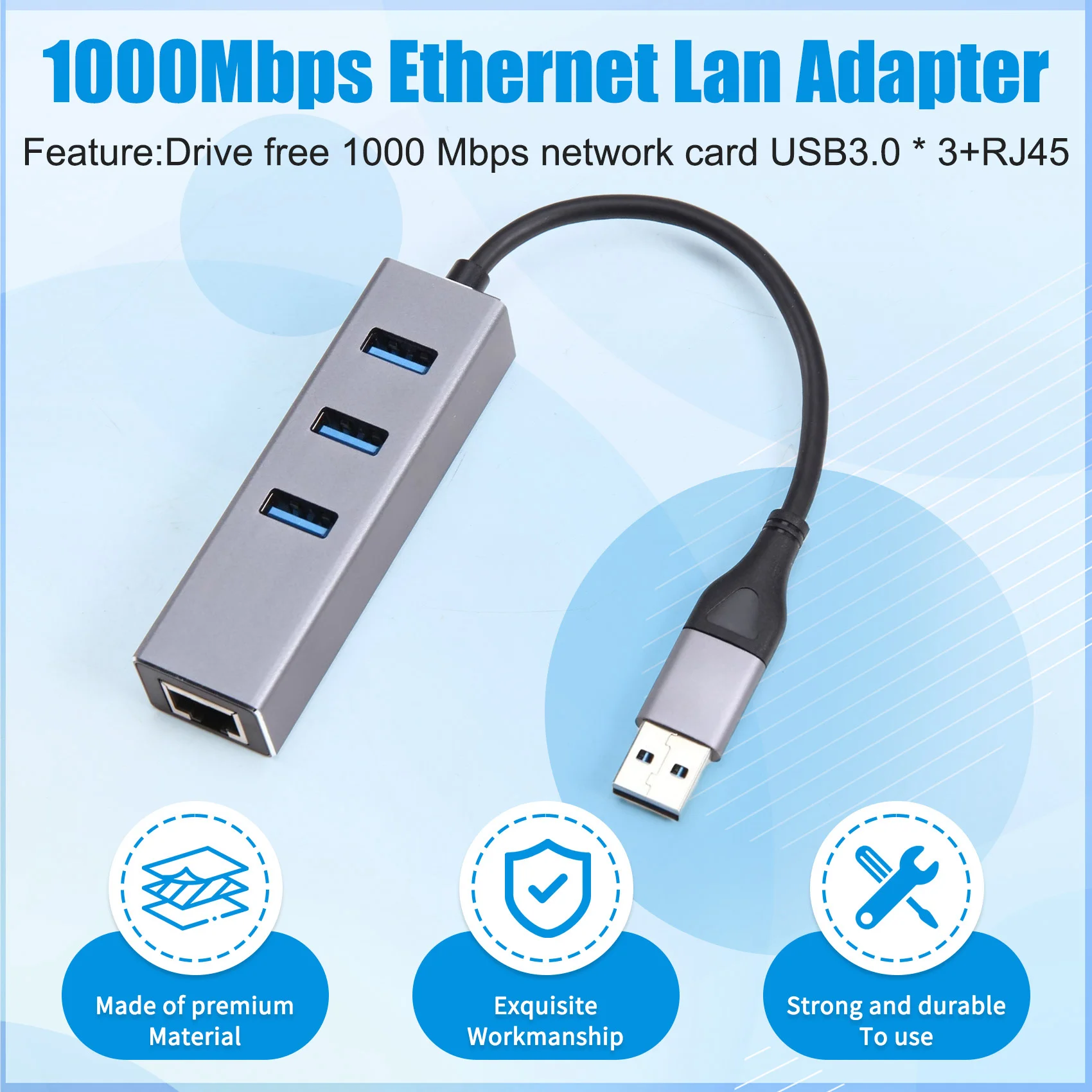 

Ethernet-адаптер 1000 Мбит/с, USB Type C, гигабитный Ethernet-адаптер, сетевая карта USB 3.0 с разъемом RJ45, LAN-хаб для настольных ПК