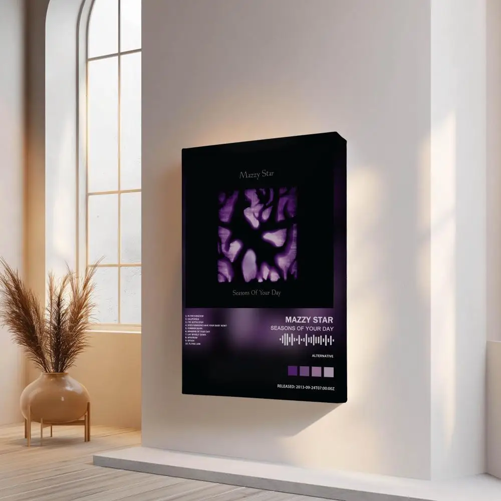 Mazzy Star  Painting Calligraphy Inner Frame Album Cover Art Coffee House Bar Room Wall Decor