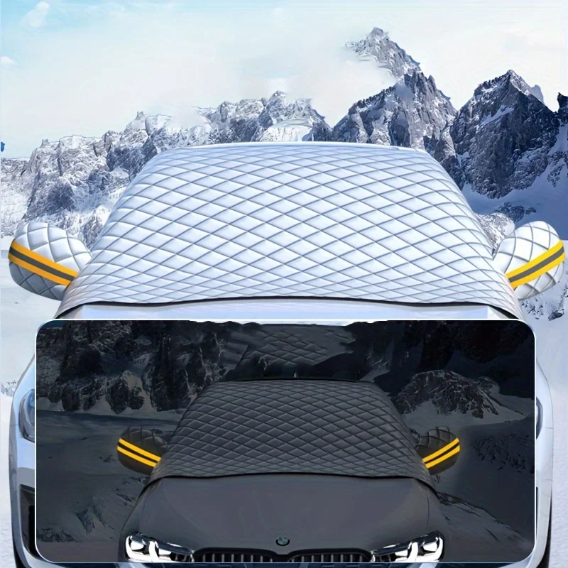 1pc Windshield Cover For Ice And Snow, Windshield Snow Cover, Car Windshield Snow Cover, Fits Most Cars Trucks