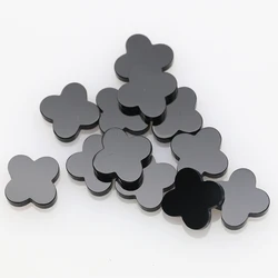 100PCS/Lot 6mm To 16mm Flower Shape Natural Black/Red/Green Agate jewelry Accessories