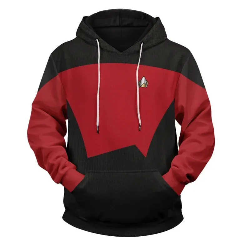 2025 nova estrela filha star trekking solto crianças adultos moletom com capuz manga longa streetwear cosplay moletom com capuz casaco superior pullo ★ ★