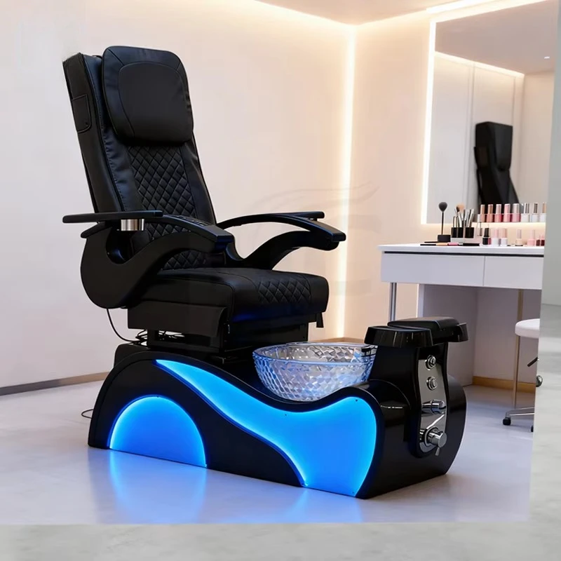 Luxury Pedicure Chair No Plumbing Electric Massage Spa Pedicure Chairs Foot Spa Massage Manicure Pedicure Chairs