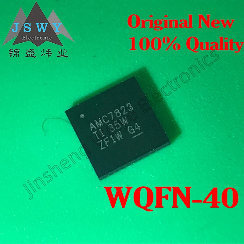 (1/2PCS) AMC7823IRTAT AMC7823 WQFN-40 12-bit Data Acquisition Chip/Imported/Original/In Stock/Fast Shipping