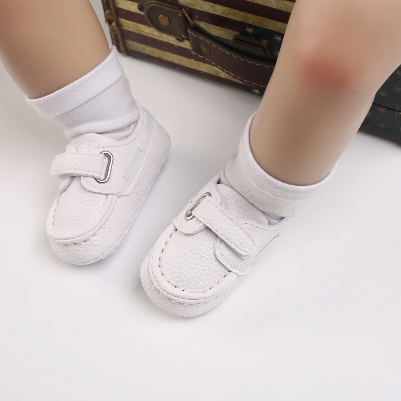 0-18M Fashionable Walking Men's Baby Formal Wear Gentleman PU Soft Cloth Sole Baby Cloth Front Shoes Casual Flat Shoes Sports