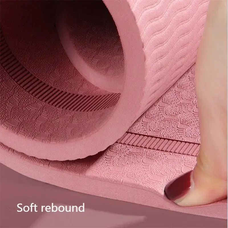 مكافحة الضوضاء القفز حبل حصيرة ممارسة امتصاص الصدمات اليوغا حصيرة عالية الكثافة مجلس في الهواء الطلق رياضة الرياضة TPE تخطي حصيرة للياقة البدنية